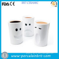Many expressions white giftware ceramic Funny Coffee Mug